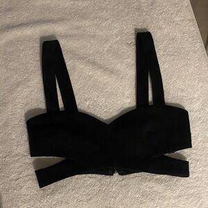 Forever 21 Black Crop Top